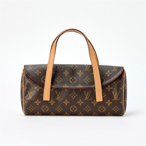 LOUIS VUITTON ソナチネ モノグラム ハンドバッグ M51902 ブラウン PVC レザー