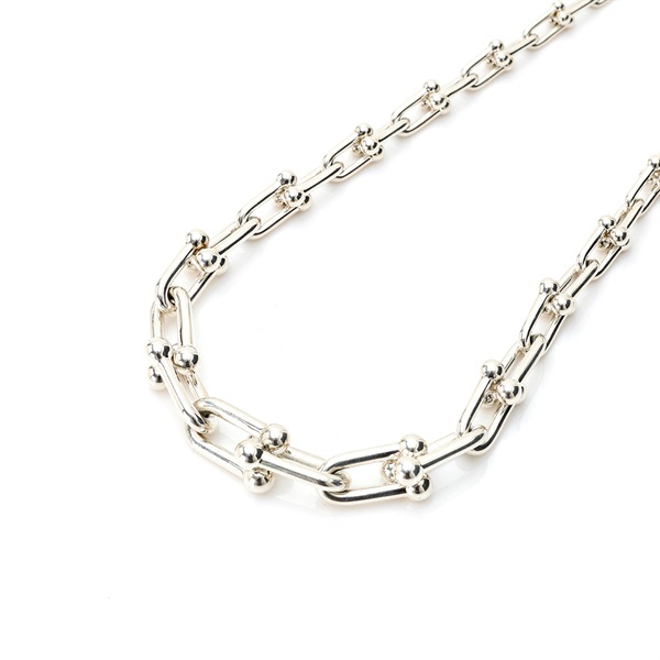 TIFFANY & Co. ハードウェアグラジュエイテッド ネックレス シルバー 925