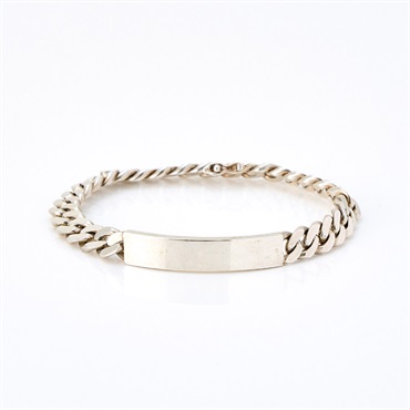 TIFFANY & Co. ID ブレスレット 喜平 シルバー 925