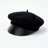 Christian Dior 帽子 ブラック ウール