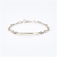 TIFFANY & Co. ハートチェーン ID ブレスレット シルバー 925