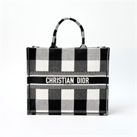 Christian Dior ブックトート トートバッグ ブラック ホワイト キャンバス