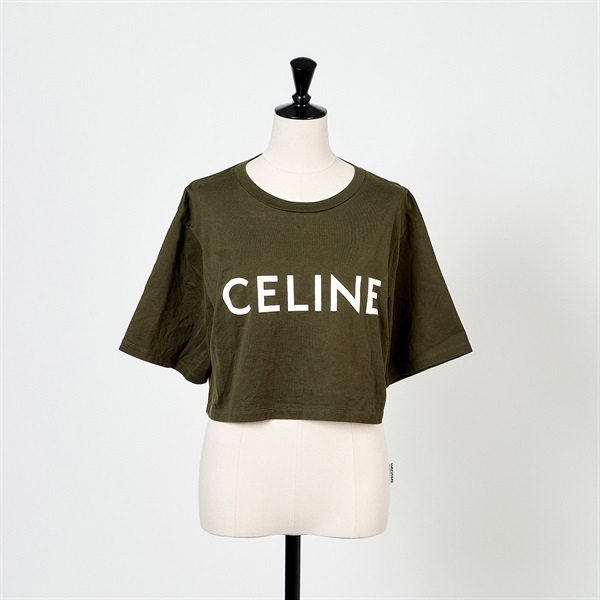 CELINE XS カーキ コットン