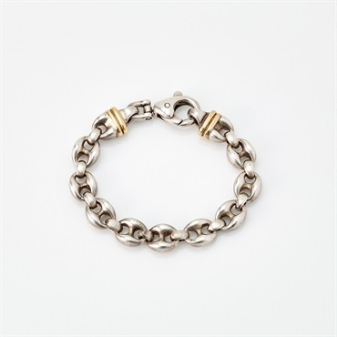 TIFFANY & Co. ブレスレット シルバー 925 750YG