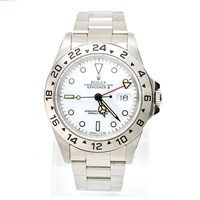 ROLEX エクスプローラーⅡ 16570 自動巻き 腕時計 40MM ホワイト文字盤 SS