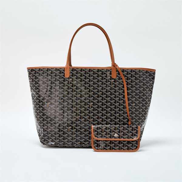 GOYARD サンルイ GM トートバッグ ブラック オレンジ PVC