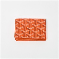 GOYARD カードケース オレンジ レザー