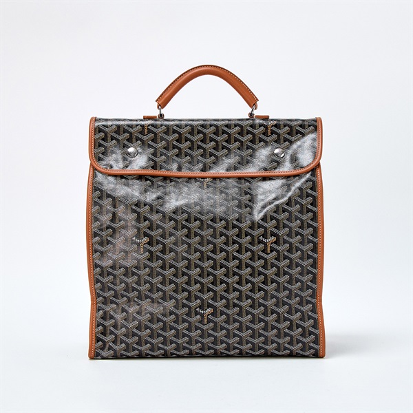 GOYARD サン・レジェ バックパック ブラウン ブラック ホワイト PVC