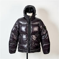 STONE ISLAND ダウンジャケット L ブラック ナイロン