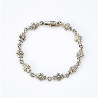 CHROME HEARTS タイニーE CHプラス ブレスレット 10リンク シルバー 925 14K