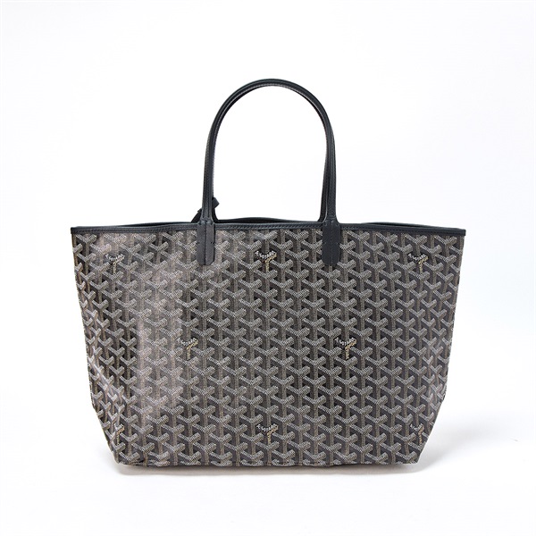 GOYARD サンルイ PM トートバッグ ブラック ブラウン PVC