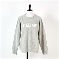 CELINE ニット XS グレー ウール