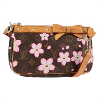 LOUIS VUITTON モノグラムチェリーブロッサム ポシェットアクセソワール ハンドバッグ M92006