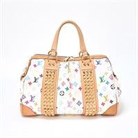 LOUIS VUITTON モノグラムマルチカラー コートニーGM ハンドバッグ M40260 マルチカラー ブロン ゴールド PVC