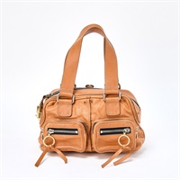 Chloe ベティ ハンドバッグ キャラメル ゴールド レザー