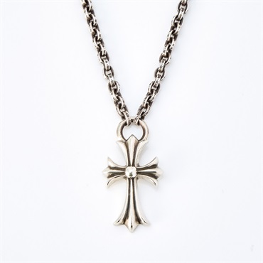 CHROME HEARTS スモールCHクロス ペーパーチェーン ネックレス シルバー 925