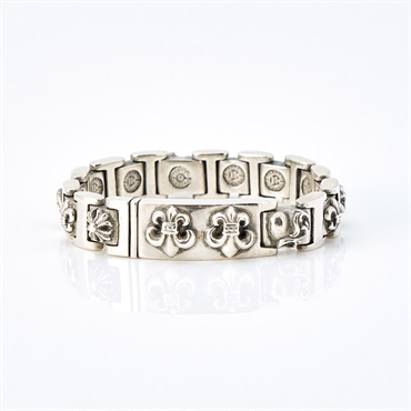 CHROME HEARTS Iリンク マルチモチーフ ブレスレット シルバー 925
