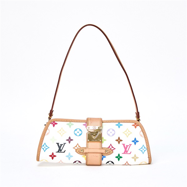 LOUIS VUITTON シャーリー モノグラムマルチカラー ショルダーバッグ M40049 マルチカラー ブロン ゴールド PVC