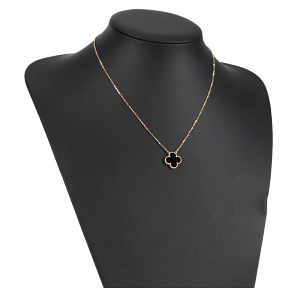 Van Cleef & Arpels ヴィンテージ アルハンブラ ネックレス ゴールド ブラック 750YG オニキス
