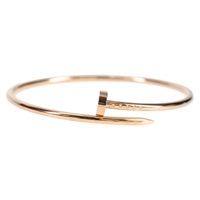 Cartier ジュストアンクル スモール ブレスレット 17 ピンクゴールド 750PG