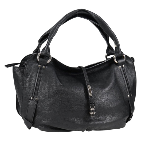 CELINE ビタースウィート トートバッグ ブラック シルバー レザー