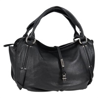CELINE ビタースウィート トートバッグ ブラック シルバー レザー