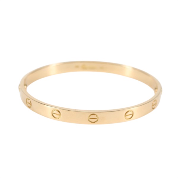 Cartier ラブ ブレスレット バングル 19 イエローゴールドールド 750YG