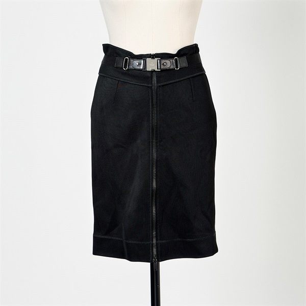 【原宿店限定】GUCCI スカート 40 ブラック ビスコース