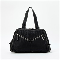 【原宿店限定】PRADA トライアングル ハンドバッグ ブラック シルバー テスート
