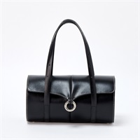 【原宿店限定】LOEWE ショルダーバッグ ブラック シルバー レザー