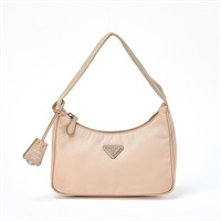 【原宿店限定】PRADA RE-NYLON ハンドバッグ Re-Edition2000 ニュートラル シルバー テスート