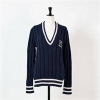 【原宿店限定】DIOR × Shawn Stussy 20SS ニット XXS ネイビー ホワイト ウール