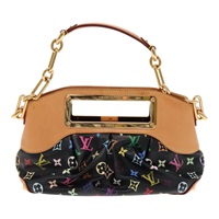 【原宿店限定】ルイ・ヴィトン LOUIS VUITTON ジュディ PM ハンドバッグ モノグラムマルチカラー 2Way ブラック M40258 レディース 90292AM