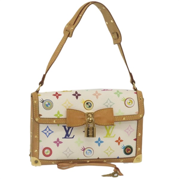 【原宿店限定】ルイ・ヴィトン LOUIS VUITTON ポシェット Eye Miss You ハンドバッグ モノグラム アイラブ ホワイト M92055 レディース 29328AM
