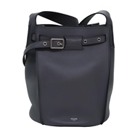【原宿店限定】セリーヌ CELINE ビッグバッグ ショルダーバッグ レザー グレー レディース 74791SAM