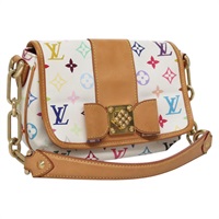 【原宿店限定】ルイ・ヴィトン LOUIS VUITTON パティ ショルダーバッグ モノグラムマルチカラー ホワイト M40305 レディース 109807AM