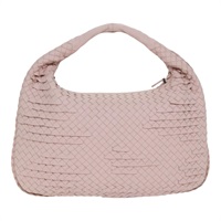 【原宿店限定】ボッテガヴェネタ BOTTEGAVENETA ホーボー ショルダーバッグ イントレチャート レザー ピンク レディース yk14854AM