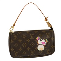 【原宿店限定】LOUIS VUITTON ポシェット・アクセソワール ポーチ モノグラムパンダ M51981 レディース 29555AM