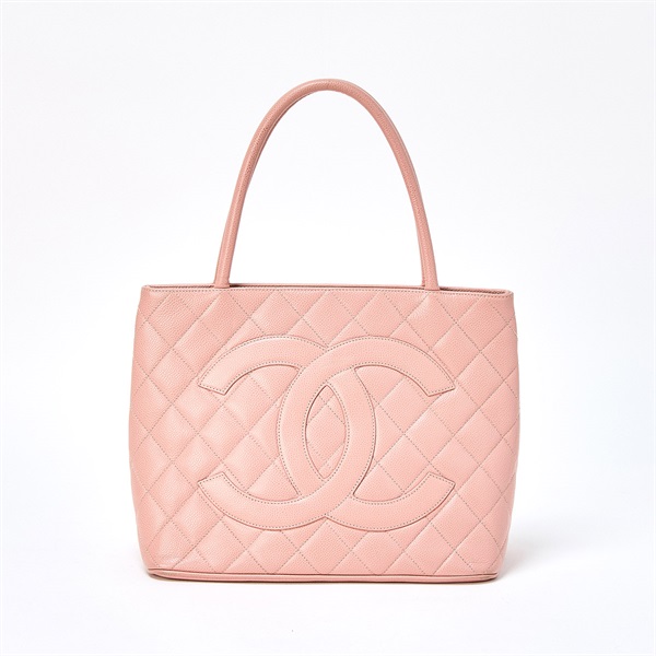 【原宿店限定】CHANEL マトラッセ 復刻  2000年 トートバッグ ピンク ゴールド キャビアスキン