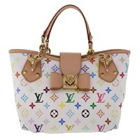 【原宿店限定】ルイ・ヴィトン LOUIS VUITTON アニーMM トートバッグ モノグラムマルチカラー ホワイト M40307 レディース hk795SM