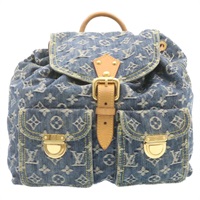 【原宿店限定】ルイ・ヴィトン LOUIS VUITTON サック アド GM バックパック モノグラムデニム ブルー M95056 レディース 23330AM