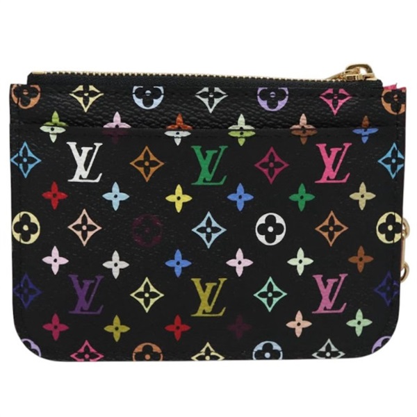 【原宿店限定】LOUIS VUITTON ポシェット クレ NM コインケース モノグラム・マルチカラー ブラック M93735 レディース 110059AM
