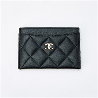 【原宿店限定】CHANEL マトラッセ ココマーク 2018年 カードケース ブラック ゴールド キャビアスキン