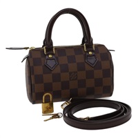 【原宿店限定】LOUIS VUITTON ミニスピーディ ハンドバッグ ダミエ エベヌ SPオーダー M41534 レディース 25202SM