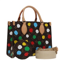 【原宿店限定】ルイ・ヴィトン LOUIS VUITTON オンザゴーPM ハンドバッグ モノグラム草間彌生 M46380 レディース 98061SM