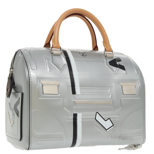 【原宿店限定】ルイ・ヴィトン LOUIS VUITTON スペースエンボススピーディ25 ハンドバッグ エピスペース シルバー M54941 レディース 98490SAM