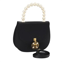 【原宿店限定】セリーヌ CELINE ハンドバッグ サテン 2way ブラック レディース 107980AM
