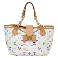 【原宿店限定】ルイ・ヴィトン LOUIS VUITTON アニーGM トートバッグ モノグラムマルチカラー ホワイト M40303 レディース BA798M