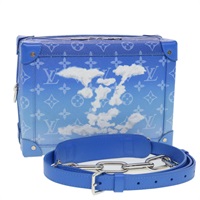 【原宿店限定】ルイ・ヴィトン LOUIS VUITTON ソフトトランク ショルダーバッグ モノグラム クラウズ ブルー ホワイト M45430 レディース 42826SM