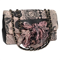 【原宿店限定】シャネル CHANEL ショルダーバッグ チェーン Vステッチ コーデュロイ ピンク ゴールド レディース 115032AM